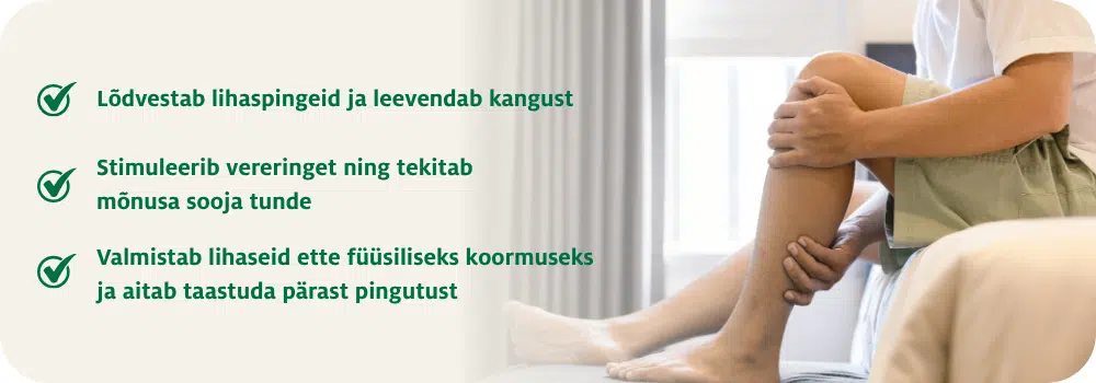 Kadakakreem lihasvaludele - Nahrin