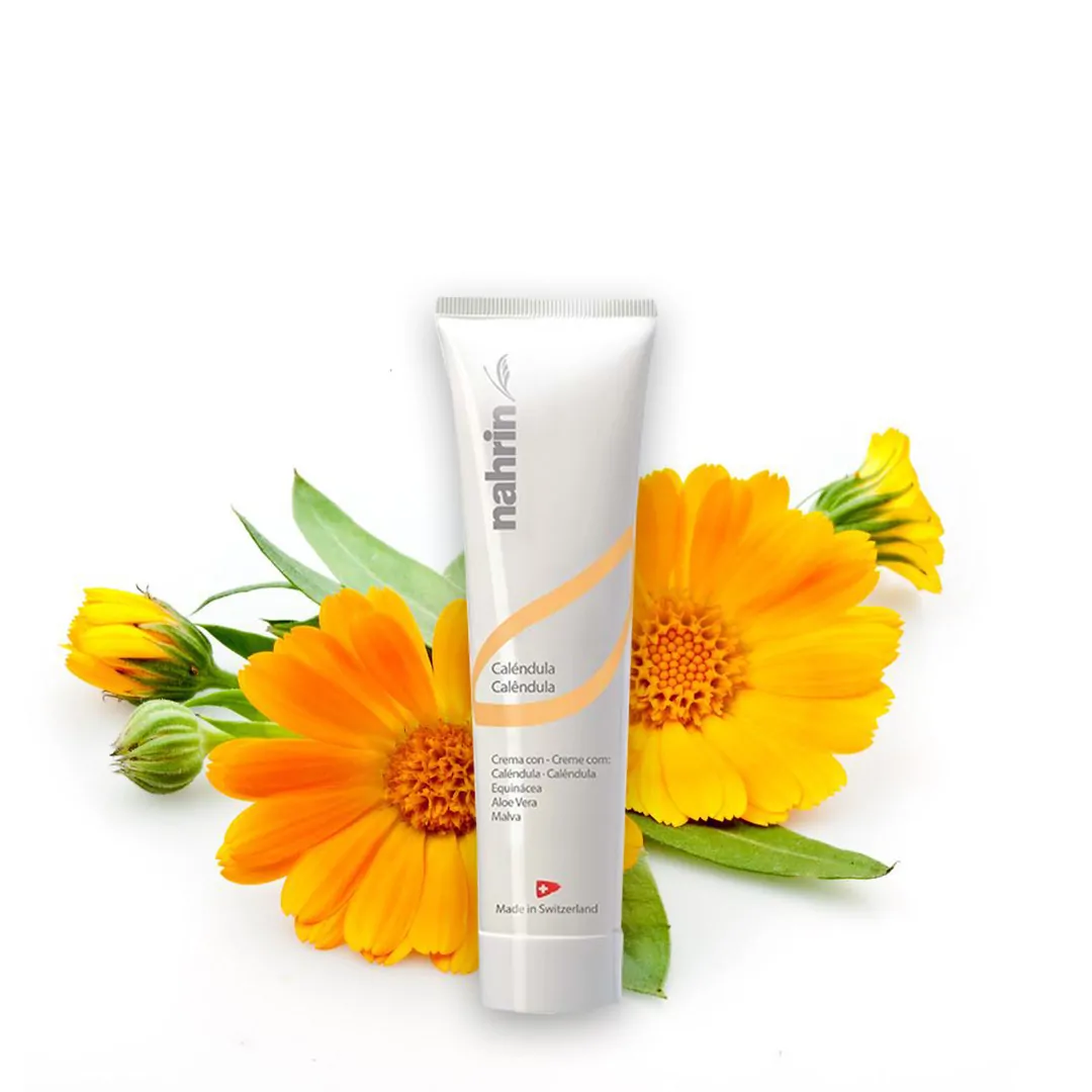 Крем с календулой, 30 мл, для лечения ран и ожогов - Nahrin Крем с календулой, 30 мл, для лечения ран и ожогов